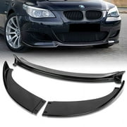 ترقب الأداء الأمامي الشفة المفسد المفسد ل 2006-2010 bmw e60 m5 h على غرار الأسود المطلي