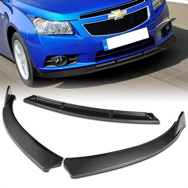 Juego De 3 Rejillas Delanteras Para Chevy Cruze RS 2011-2014 - Superior, Inferior Y Clip, Color Negro/cromo