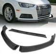 thumbnail image 1 of Stay Tuned Performance Front Bumper Splitter Spoiler Lip For 2017-2018 Audi A4 B9 STP-Style Matt Black, 1 of 5