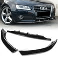 thumbnail image 1 of Stay Tuned Performance Front Bumper Spoiler Lip For 2008-2012 Audi A5/Quattro STP-Style Painted Black, 1 of 6