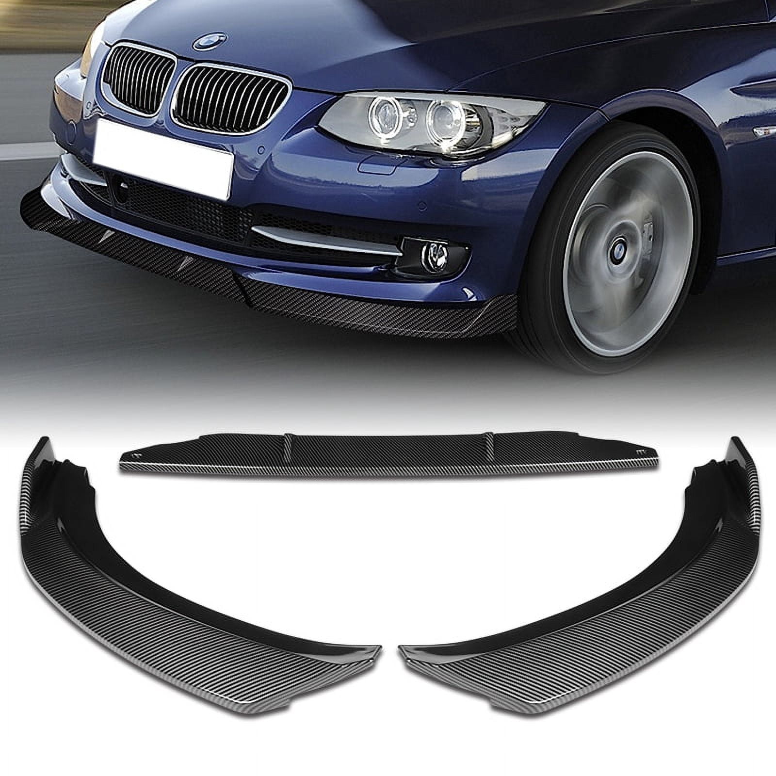 For BMW 3 Series E92 E93 Gloss Black Front Splitter Spoiler