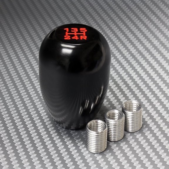 Stay Tuned Performance Universal Black Aluminum 5-Speed Type-R Manual Transmission Shift Shifter Knob