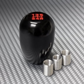 Stay Tuned Performance Universal Black Aluminum 5-Speed Type-R Manual Transmission Shift Shifter Knob