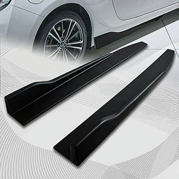 Stay Tuned Performance Universal Black Car side Skirt Rocker Splitters Diffuser Winglet Wind 31" x 4"