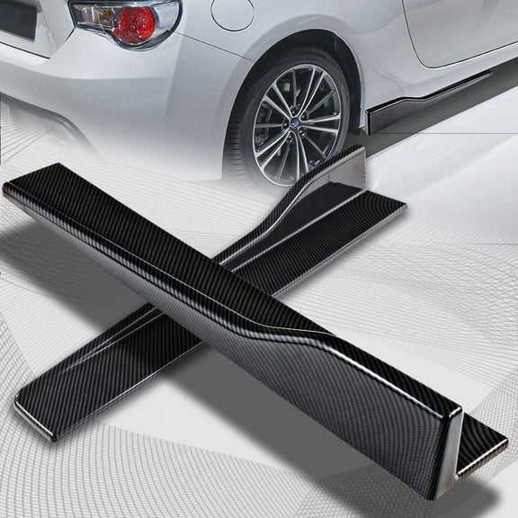 Stay Tuned Performance Universal Carbon Style Side Skirt Rocker Splitters Diffuser Winglet Wind 23.5"x4