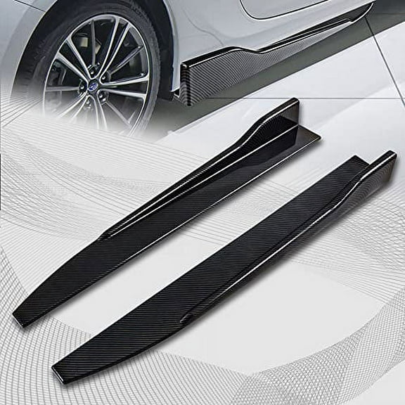 Stay Tuned Performance Universal Carbon Style Side Skirt Rocker Splitters Diffuser Winglet Wind 31"x4"