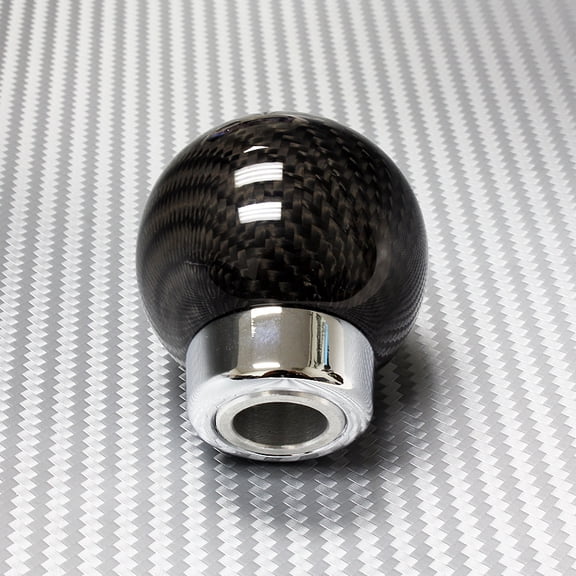 Stay Tuned Performance Universal Real Carbon Fiber Ball Manual Transmission Gear Shift Shifter Knob