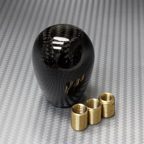 Stay Tuned Performance Universal Real Carbon Fiber Type-R Manual Transmission Gear Shift Shifter Knob
