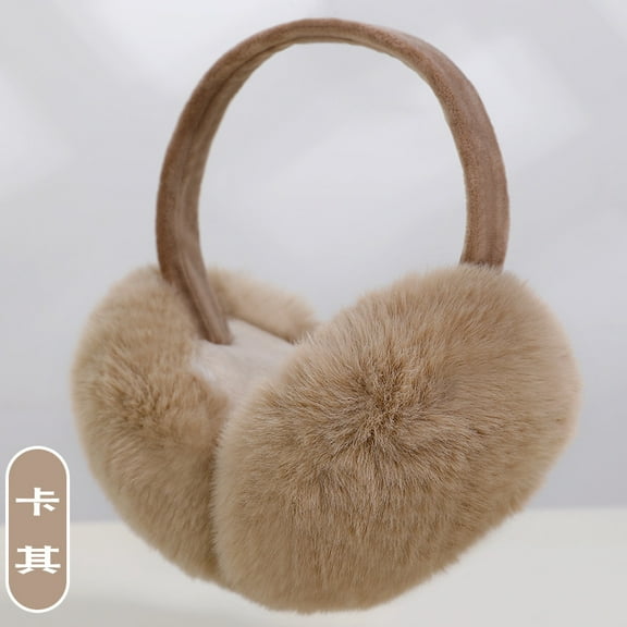 Stay Warm with Winter Ear Muffs for Women - Adjustable Fluffy Folding Earmuffs