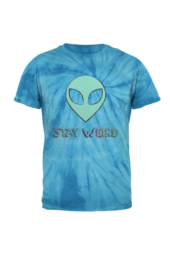 Stay Weird Alien Mens T Shirt