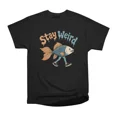 thumbnail image 1 of Stay Weird Fish T-Shirt Tee Gift For Him Merch For Her Apparel For Friend, 1 of 2