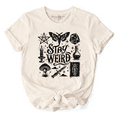 thumbnail image 1 of Stay Weird Witchy Vibes T-Shirt, Mystical Halloween Tee for Powerful Women, 1 of 8