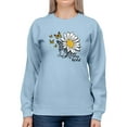 thumbnail image 1 of Stay Wild Big Daisy Sweatshirt Women -Image by Shutterstock, Female Large, 1 of 4