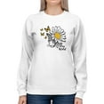 thumbnail image 1 of Stay Wild Big Daisy Sweatshirt Women -Image by Shutterstock, Female Small, 1 of 4
