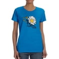 thumbnail image 1 of Stay Wild Big Daisy T-Shirt Women -Image by Shutterstock, Female Medium, 1 of 4