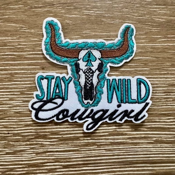 Stay Wild Cowgirl Iron-On Patch