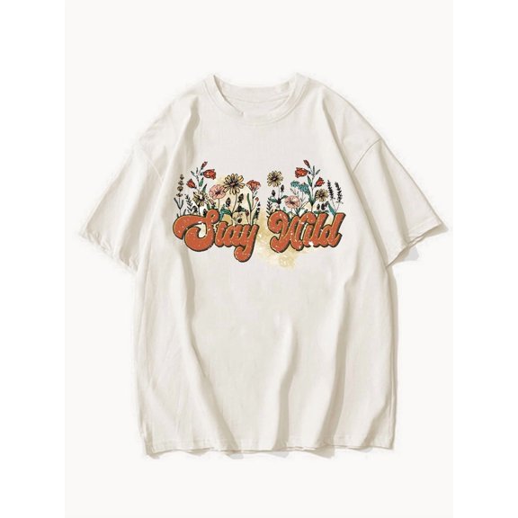 Stay Wild Flower Shirt