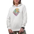 thumbnail image 1 of Stay Wild & Free, Retro Western Desert Art Merch Gift, White Hooded Sweatshirt or Hoodie, Small, 1 of 5