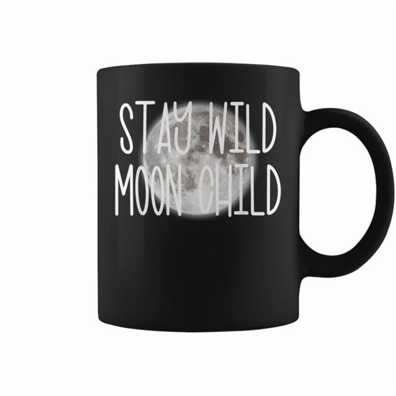Stay Wild Moon Child Boho Peace Hippie Gift Moon Child Coffee Mugs