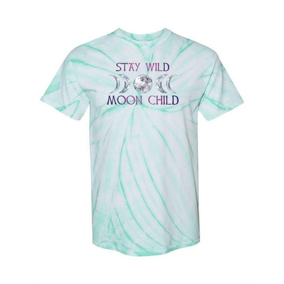Stay Wild Moon Child Tie-Dye Cyclone Women -Smartprints Designs, Female XX-Large