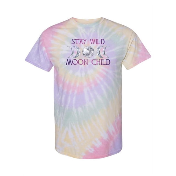 Stay Wild Moon Child Tie-Dye Spiral Women -Smartprints Designs, Female x-Large