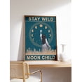 thumbnail image 1 of Stay Wild Moon Child Vintage Bedroom Spiritual Quote, Unframed Canvas 16x20in, 1 of 4