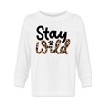 thumbnail image 1 of Stay Wild Quote. Long Sleeve Toddler -Image by Shutterstock,  2 Toddler, 1 of 4