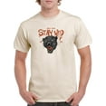 thumbnail image 1 of Stay Wild Roar Panther Art T-Shirt Men -Image by Shutterstock, Male 4X-Large, 1 of 4