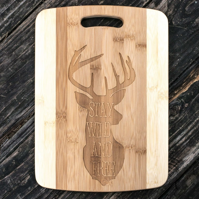 Stay Wild and Free Deer Cutting Board Stay Wild and Free Deer Cutting Board