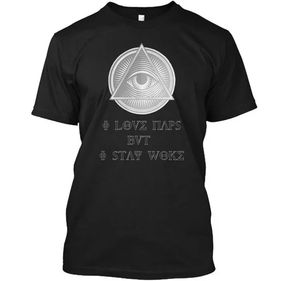 Stay Woke T-Shirt Made in the USA Size S to 5XL