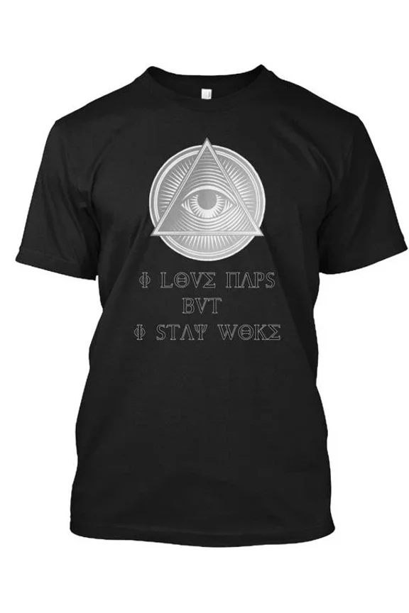 Stay Woke T-Shirt Made in the USA Size S to 5XL