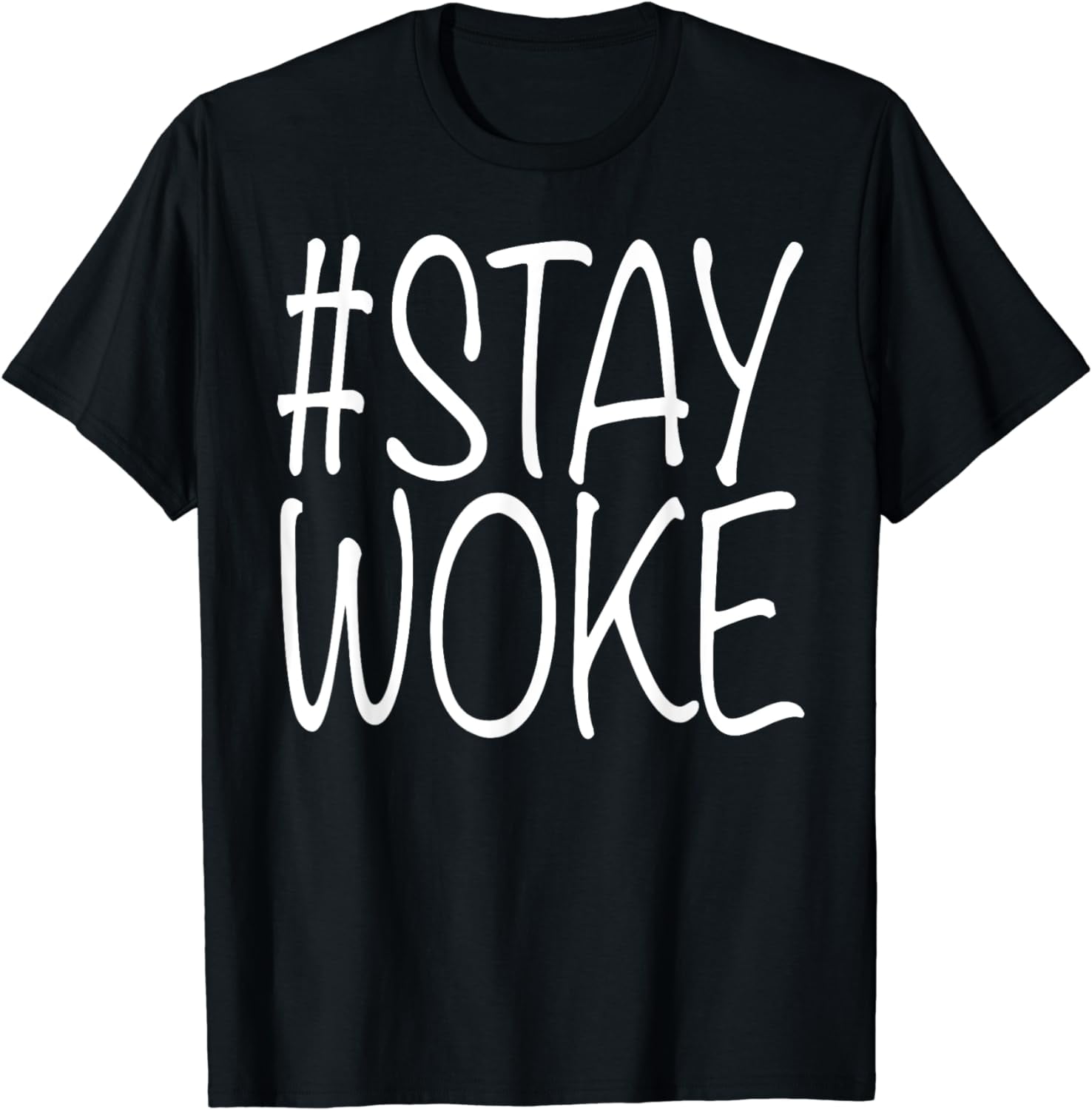Stay Woke T-Shirt Woke AF T-Shirt Black Live Matter Tee BLM - Walmart.com