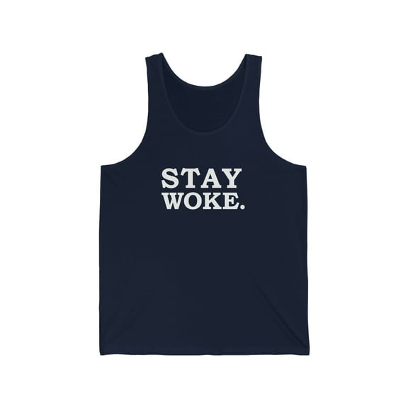 Stay Woke Unisex Tank Top XS-2XL Conscious Consciousness Third Eye Melanin