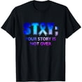 thumbnail image 1 of Stay Your-Story Is Not Over Mental Health Awareness Purple T-Shirt, 1 of 4