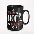 thumbnail image 1 of Stay at Home Dog Mom, a Pet Parent, Black 15oz Ceramic Mug, 1 of 5