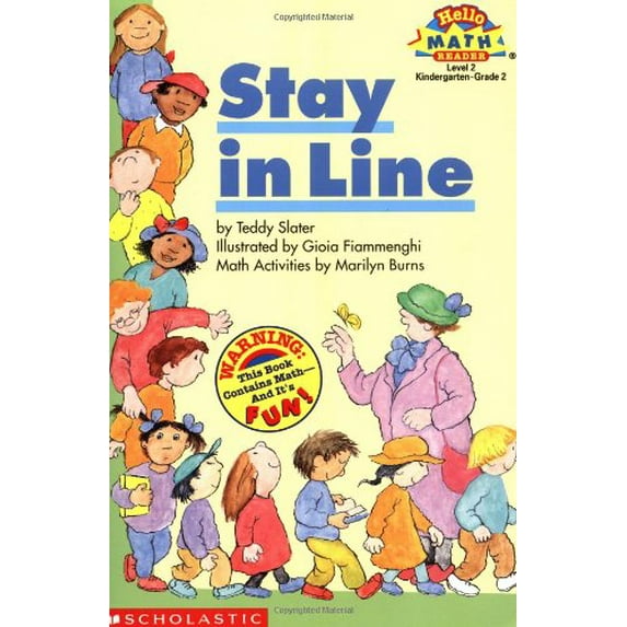 Pre-Owned Stay in Line (Hello Math Reader, Level 2, Kindergarten-Grade 2), 9780590227131, 0590227130, Paperback,