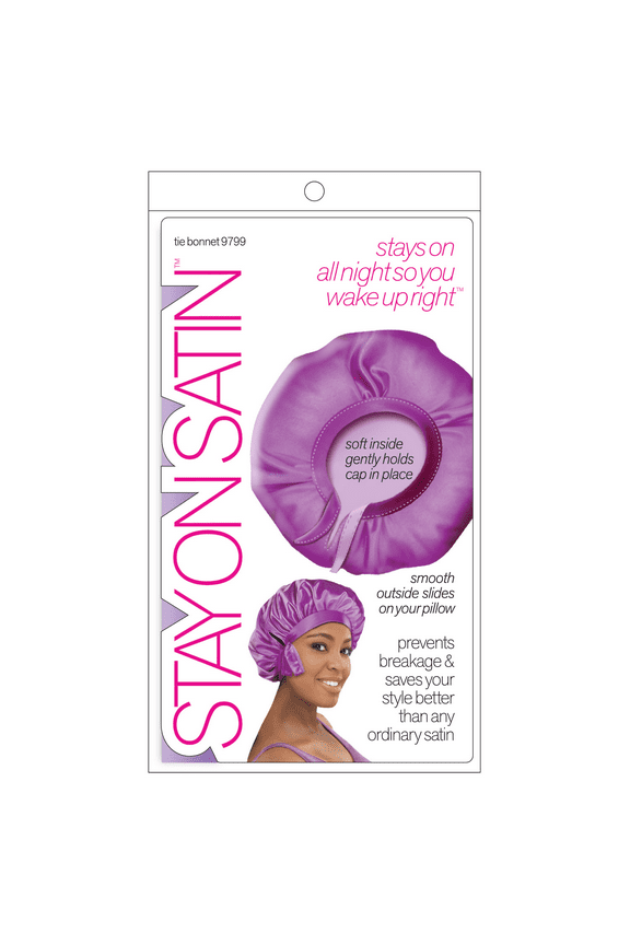 Tie Bonnet for Hair, Style 9799, Assorted Colors, 1 Count