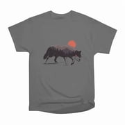 Stay wild wolf T-Shirt Tee Gift For Him Merch For Her Apparel For Friend