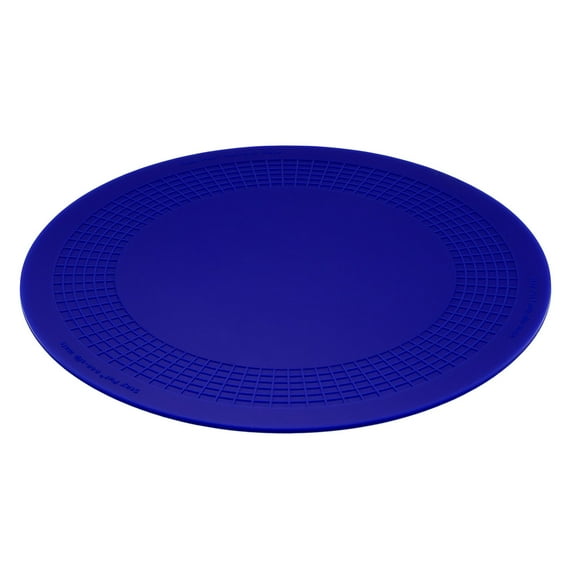 StayPut Premium Non-Slip Placemats - Rectangular & Circular Designs for Home, Office & Clinic, Circular pad, 10'', Blue