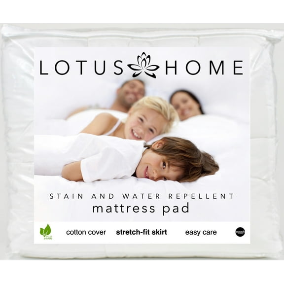 Stayclean Cotton Down Alternative Water and Stain-Resistant Mattress Pad