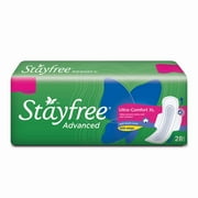 Stayfree Advanced Ultra-Comfort Napkins With Wings - 28 Pads Extra Large Pack Of 1