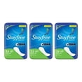 thumbnail image 1 of Stayfree Ultra Thin Super Long Pads For Women, Wingless, Reliable Protection and Absorbency of Feminine Moisture, Leaks and Periods, 32 count (Pack of 3), 1 of 7