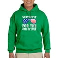 thumbnail image 1 of Stayin' Fly 4Th July Glasses Hoodie Men -Image by Shutterstock, Male 4X-Large, 1 of 4