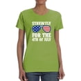 thumbnail image 1 of Stayin' Fly 4Th July Glasses T-Shirt Women -Image by Shutterstock, Female Large, 1 of 4