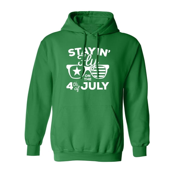 Staying Fly On The 4th Of July Adult Hooded Sweatshirt