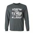 thumbnail image 1 of Staying Fly On The 4th Of July Adult Long Sleeve T-shirt, 1 of 2