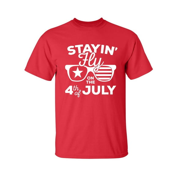 Staying Fly On The 4th Of July Adult Short Sleeve T-shirt