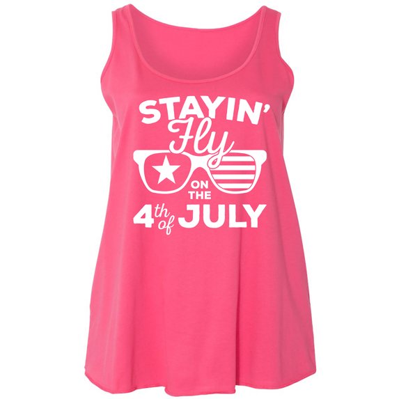 Staying Fly On The 4th Of July Womens Tank Top
