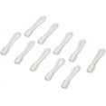 Stayput White Pull Cords 10 Pack, Used with Shock Cords & Zippers for