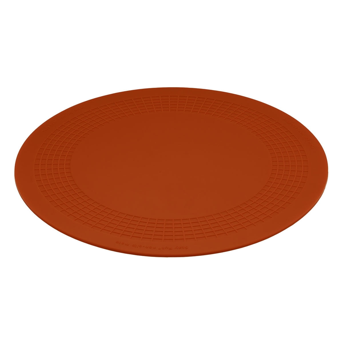 Stayput non-slip placemat, circular pad, 10'', red